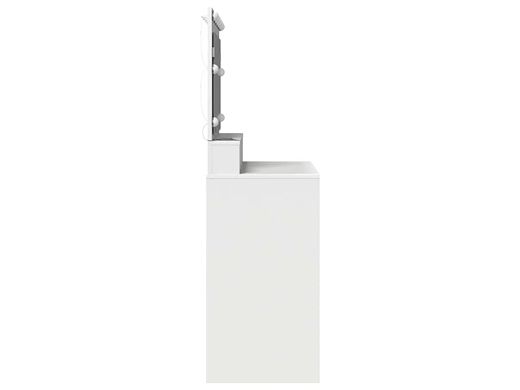 Toletta con specchio Bianco 100 x 41 x 135 cm Legno ingegnerizzato