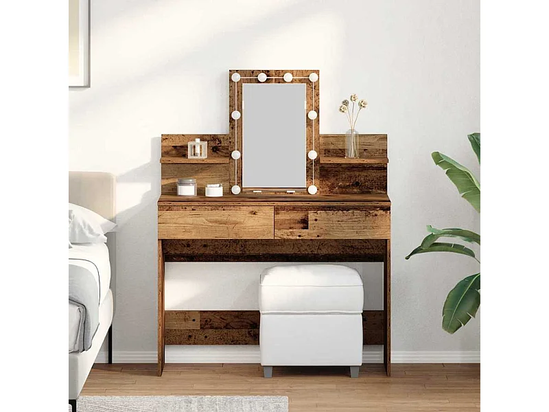 Toletta in legno antico 100 x 40 x 130 cm Legno ingegnerizzato