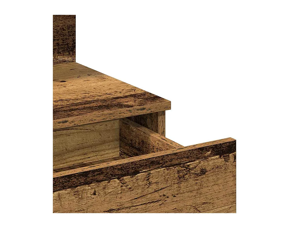 Coiffeuse Bois Ancien 100 x 40 x 130 cm Bois d'ingénierie