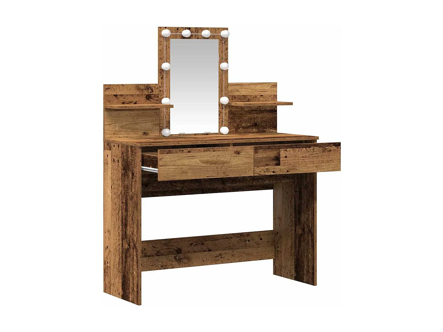 Coiffeuse Bois Ancien 100 x 40 x 130 cm Bois d'ingénierie