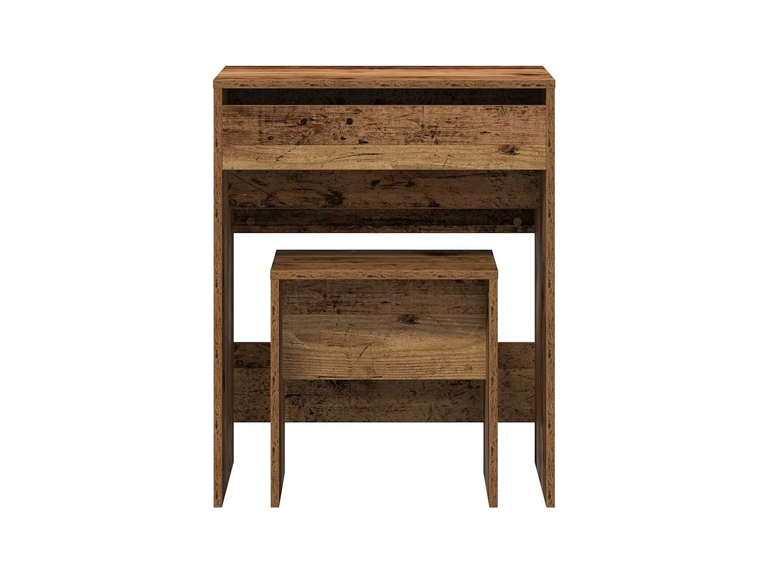 Coiffeuse Bois Ancien 60 x 40 x 75 cm Bois d'ingénierie