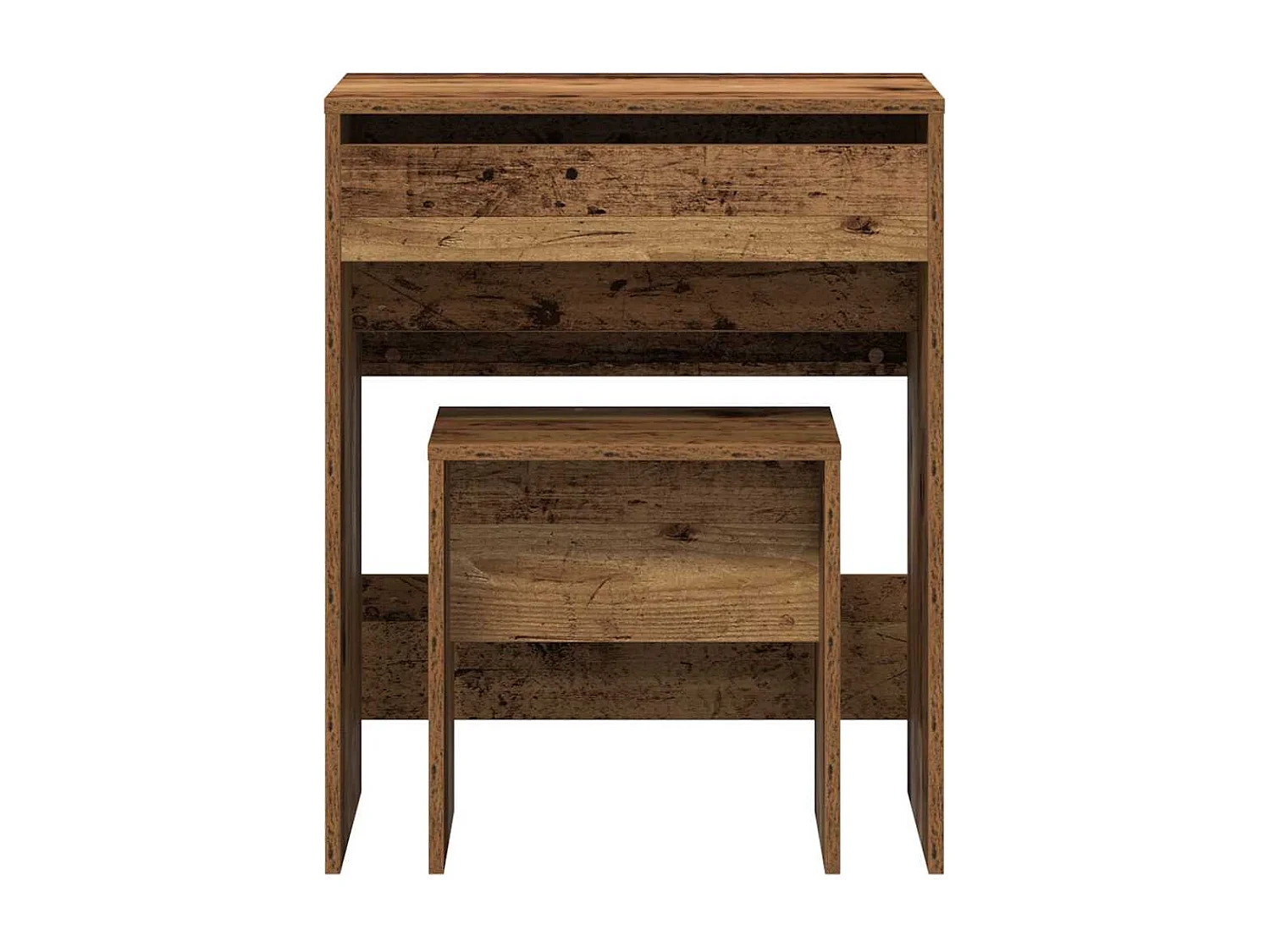 Coiffeuse Bois Ancien 60 x 40 x 75 cm Bois d'ingénierie