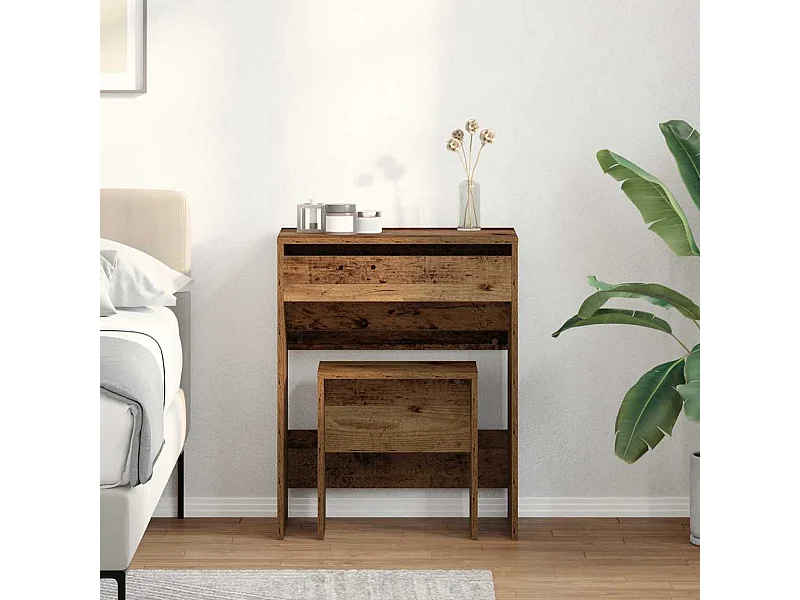 Coiffeuse Bois Ancien 60 x 40 x 75 cm Bois d'ingénierie