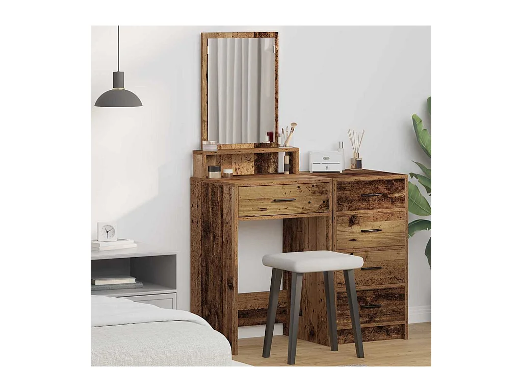Coiffeuse Bois Ancien 50 x 41 x 140 cm Bois d'ingénierie