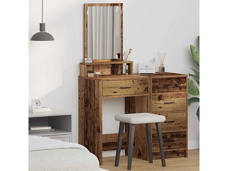 Coiffeuse Bois Ancien 50 x 41 x 140 cm Bois d'ingénierie