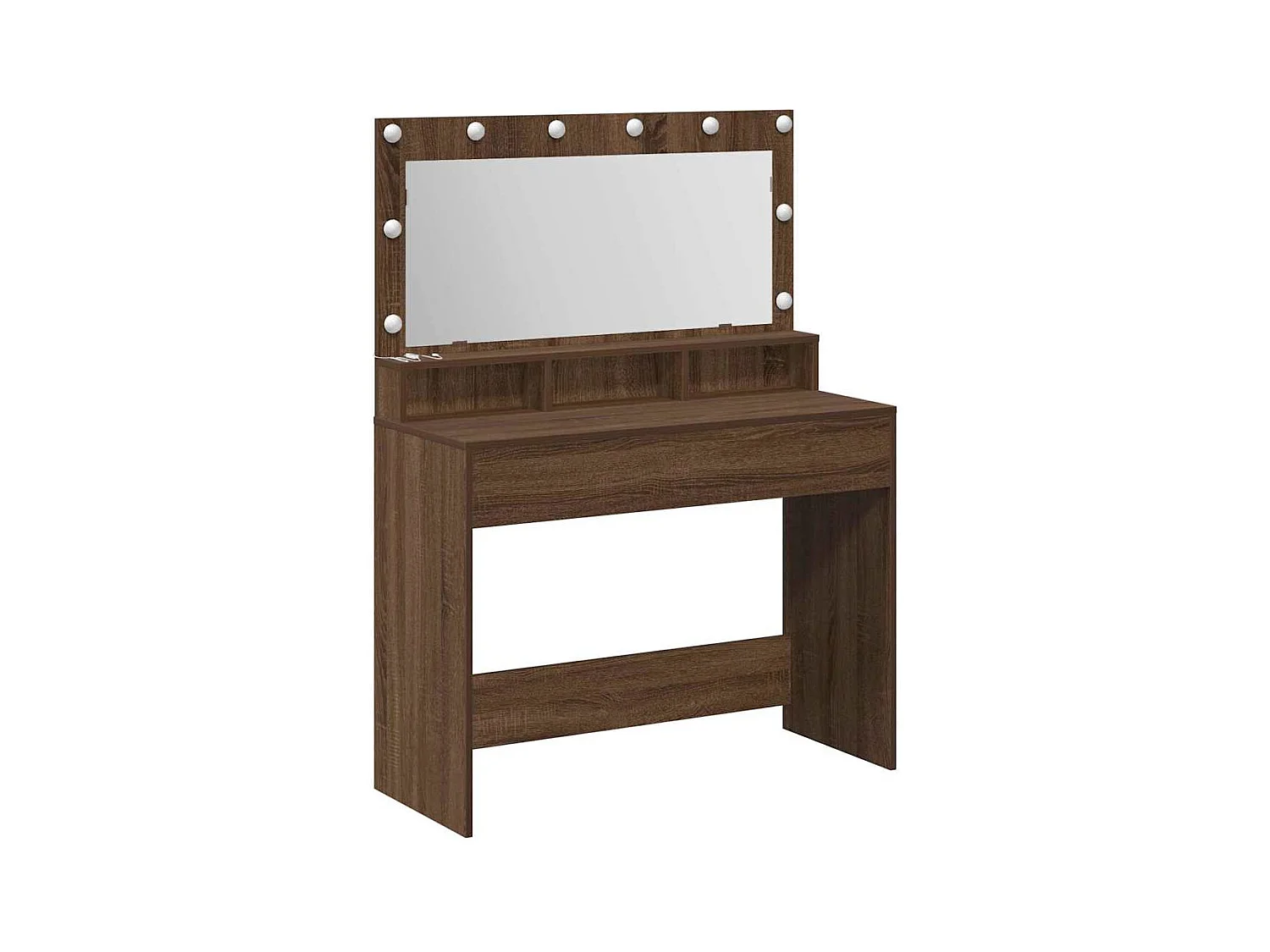 Coiffeuse Chêne brun 100 x 41 x 135 cm Bois d'ingénierie