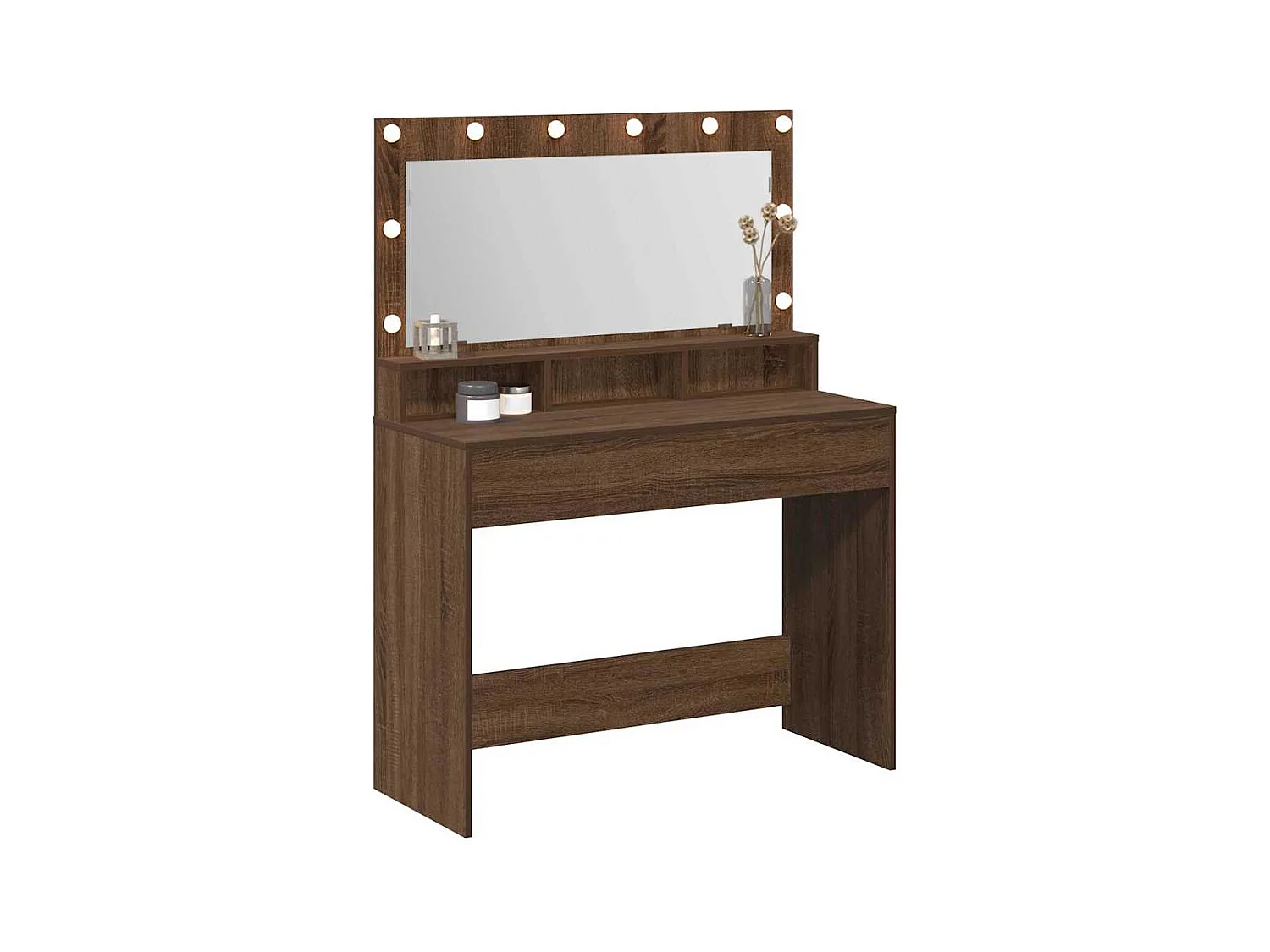 Coiffeuse Chêne brun 100 x 41 x 135 cm Bois d'ingénierie