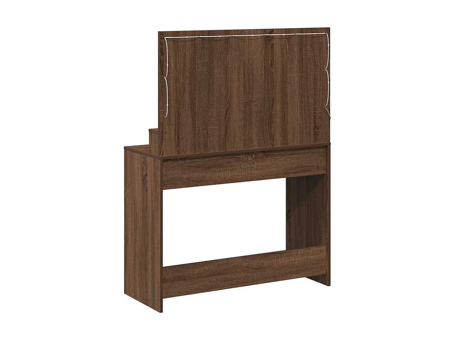 Coiffeuse Chêne brun 100 x 41 x 135 cm Bois d'ingénierie