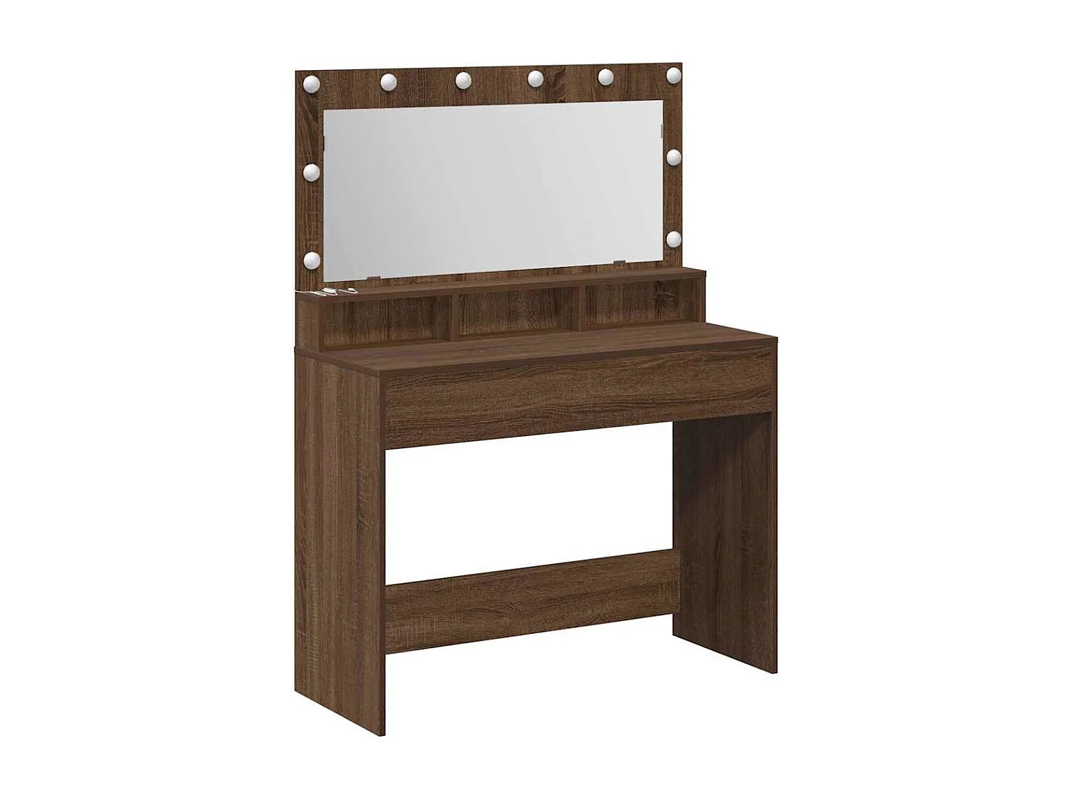 Coiffeuse Chêne brun 100 x 41 x 135 cm Bois d'ingénierie