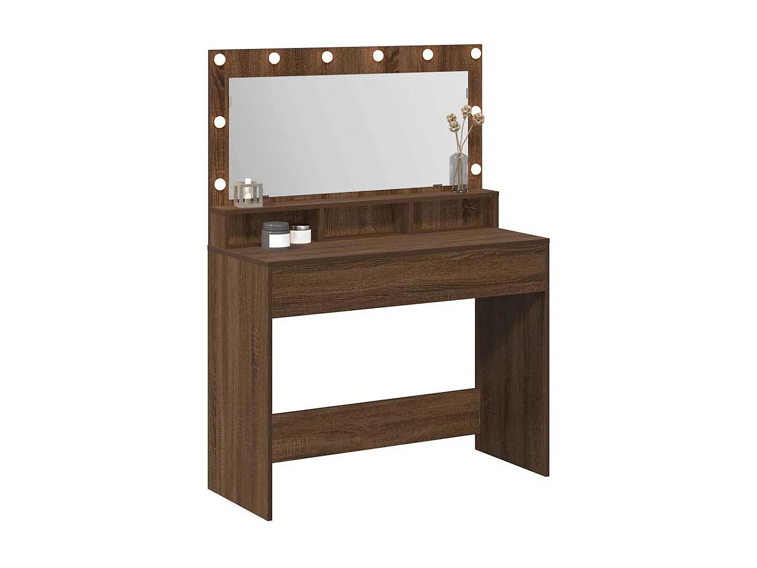 Coiffeuse Chêne brun 100 x 41 x 135 cm Bois d'ingénierie