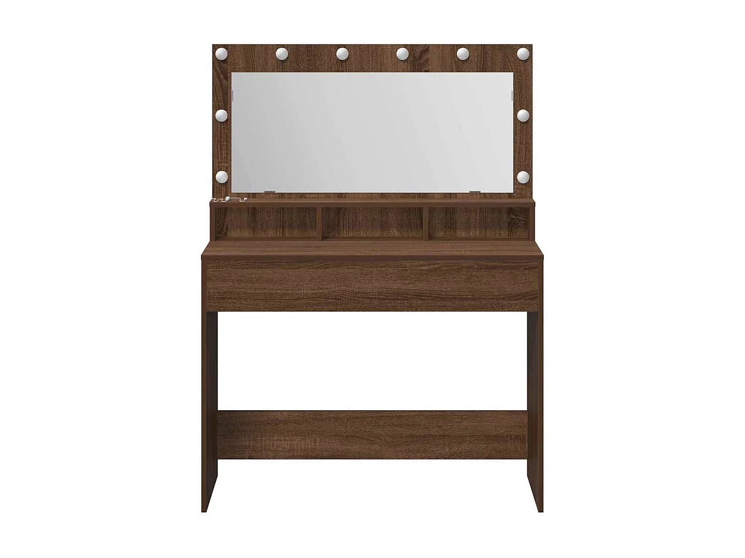 Coiffeuse Chêne brun 100 x 41 x 135 cm Bois d'ingénierie