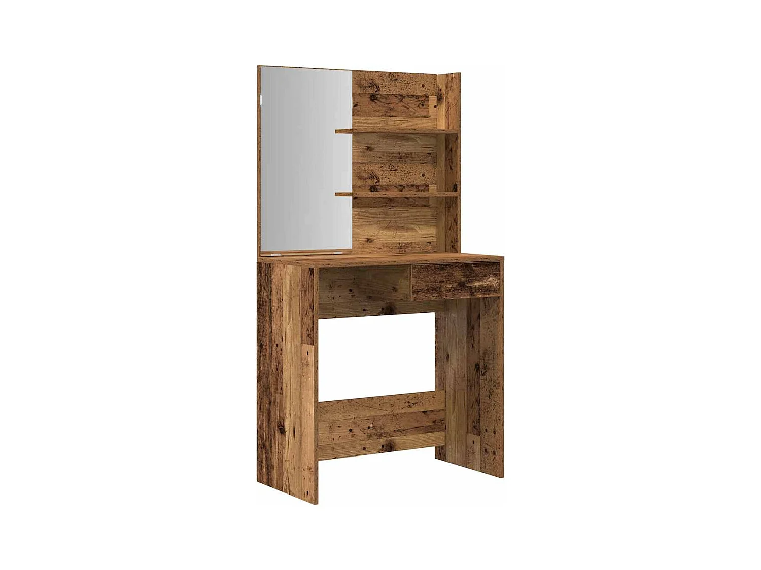 Ensemble de coiffeuse vieux bois bois d'ingénierie