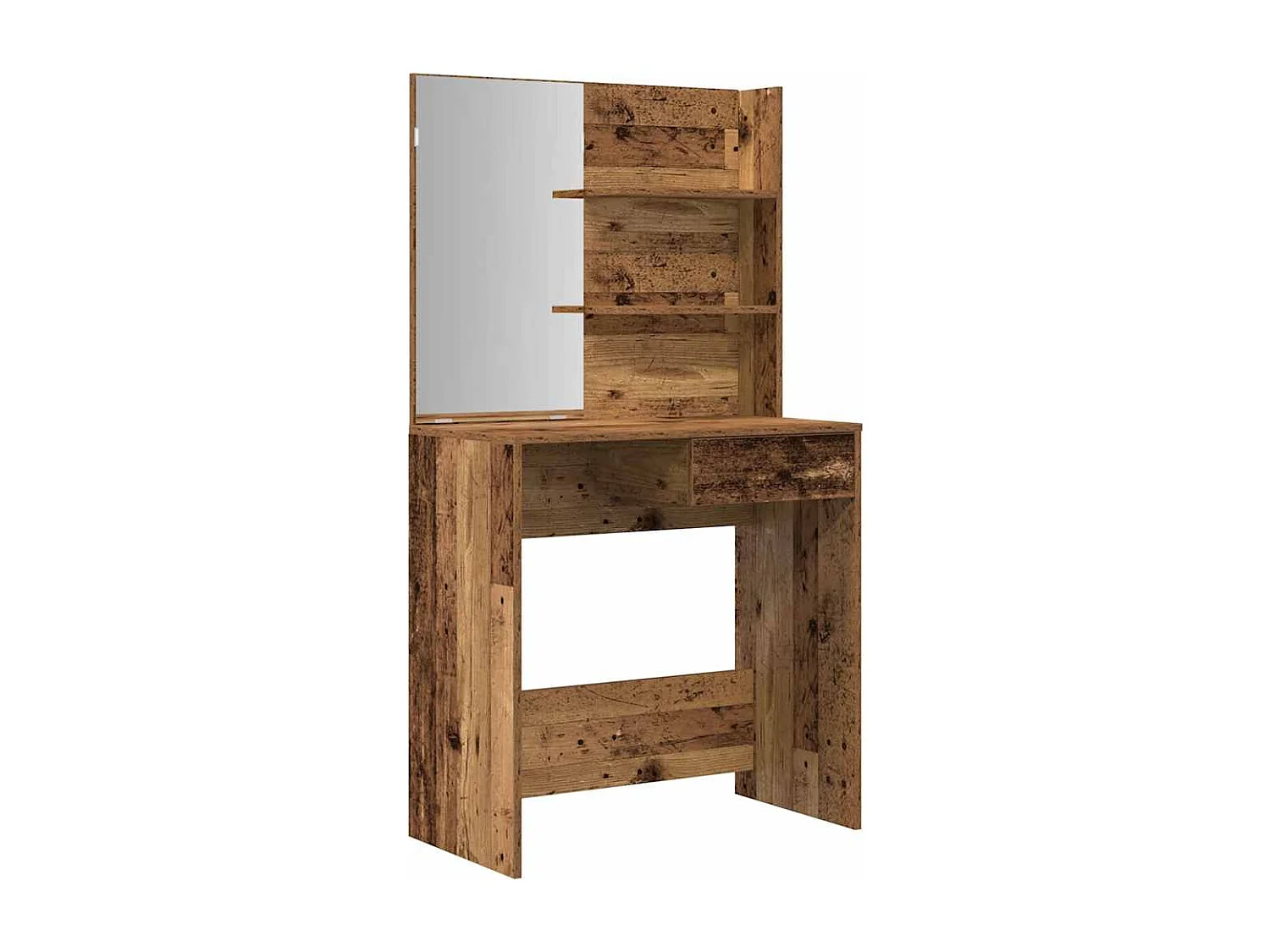 Ensemble de coiffeuse vieux bois bois d'ingénierie