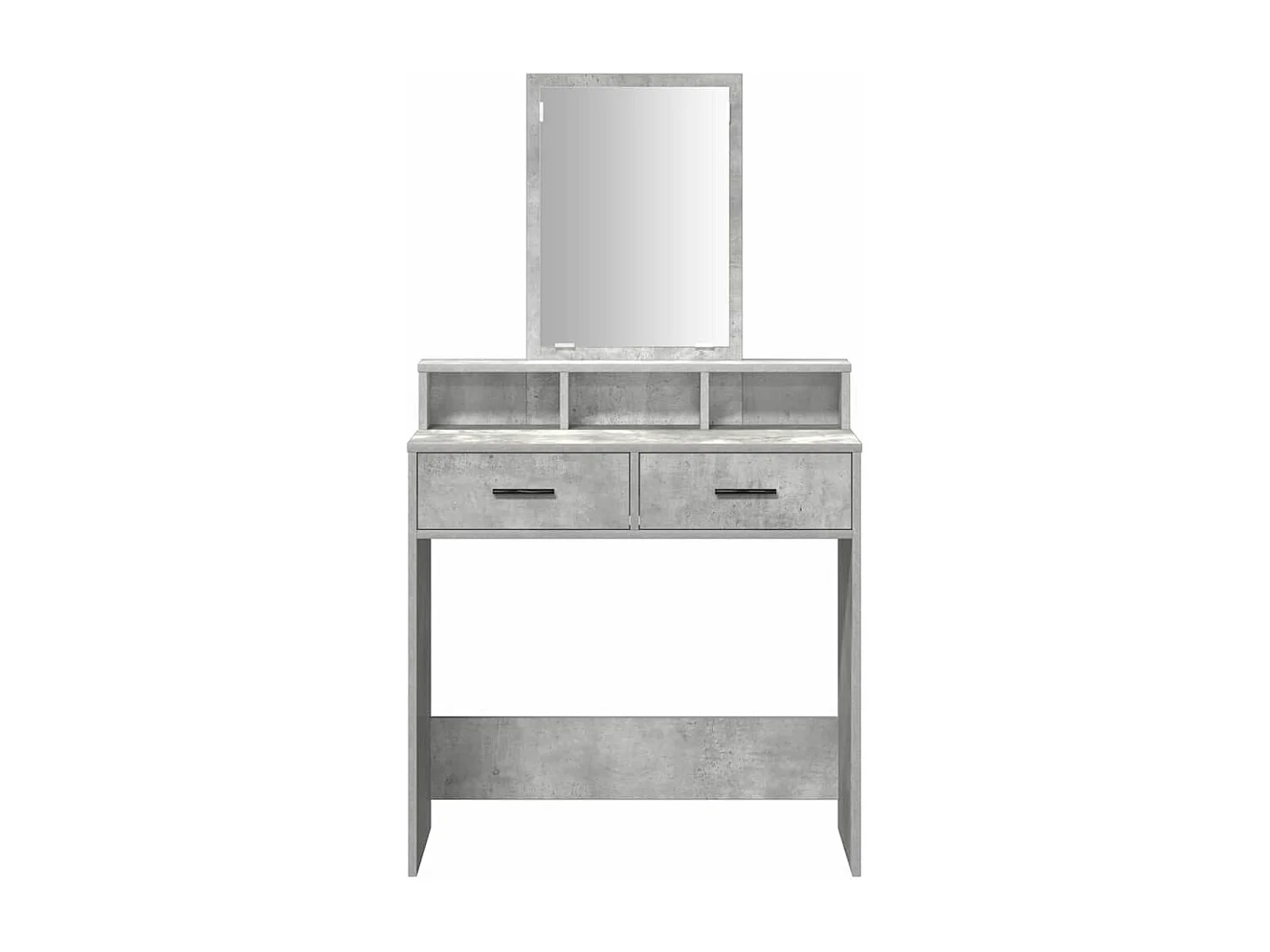 Coiffeuse Gris béton 79 x 41 x 140 cm Bois d'ingénierie