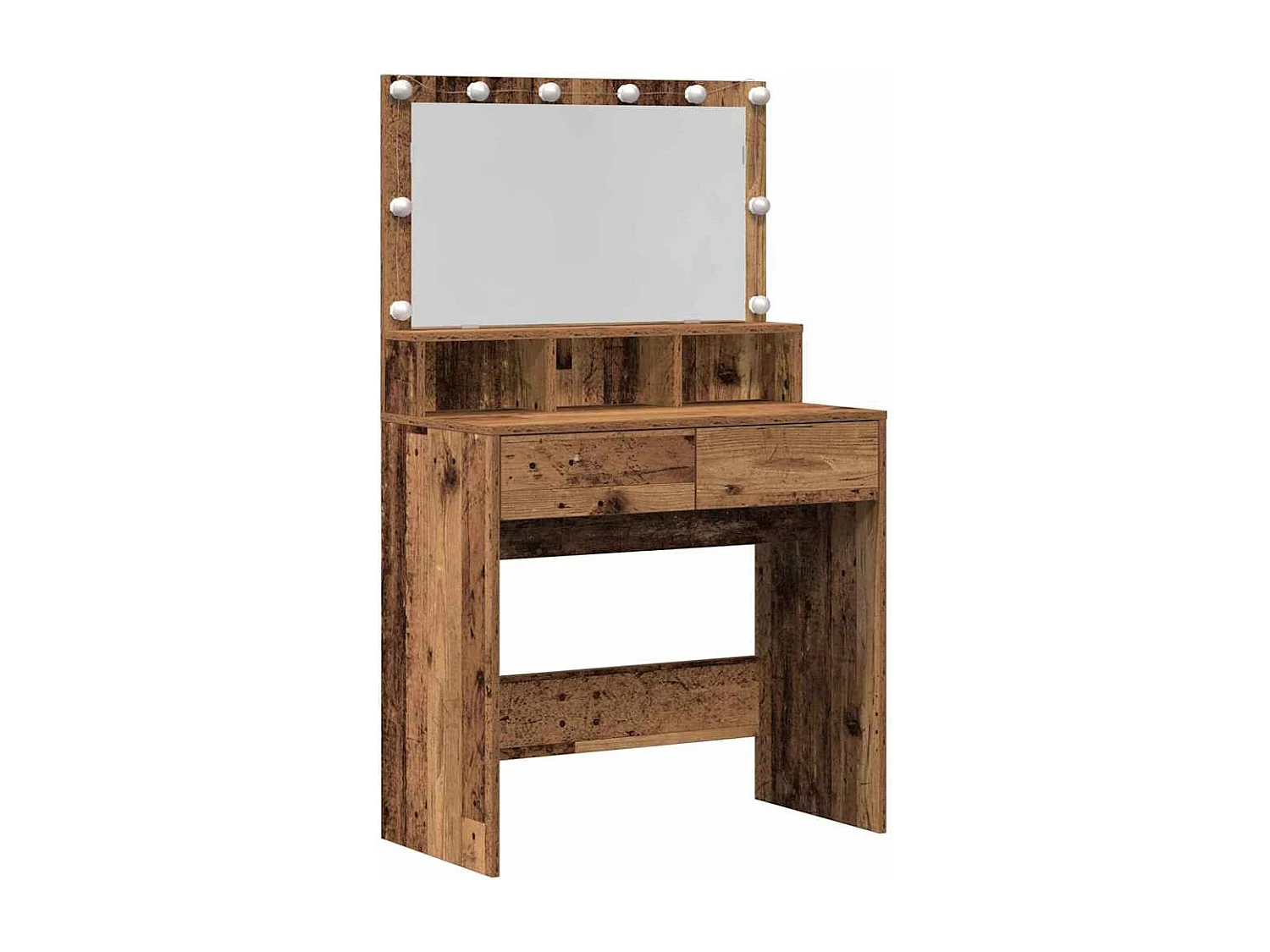 Kaptafel met lade Antiek hout 80 x 41 x 134,5 cm