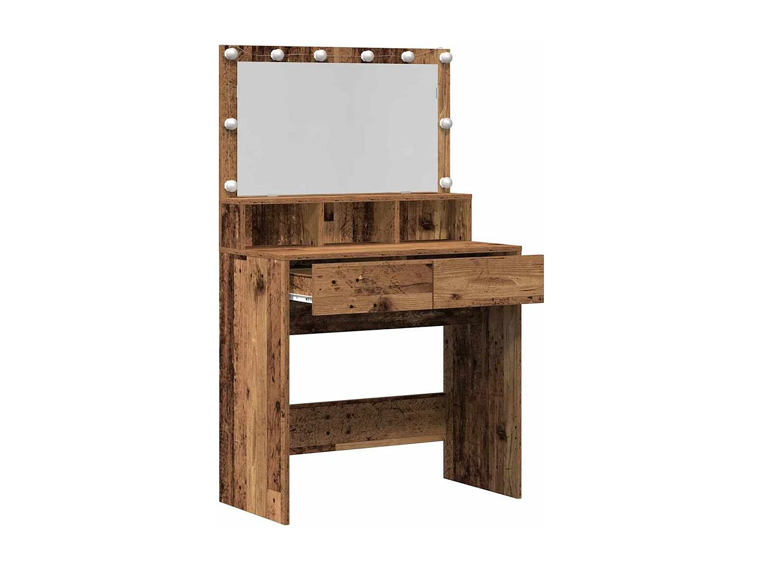 Kaptafel met lade Antiek hout 80 x 41 x 134,5 cm