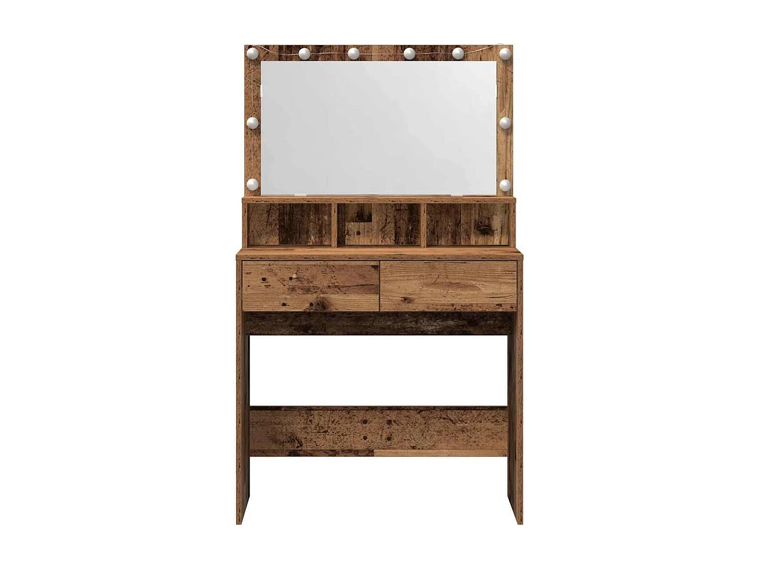 Kaptafel met lade Antiek hout 80 x 41 x 134,5 cm