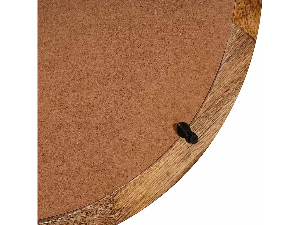 Table de Toilette avec étagère Marron bois de manguier massif