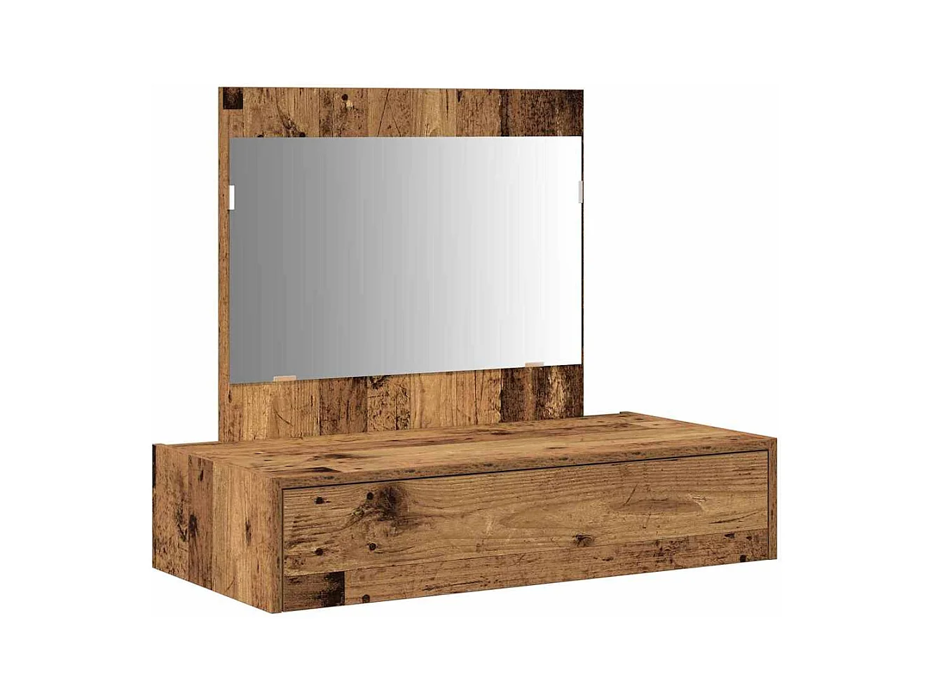 Bruine kaptafel 83 x 40 x 70 cm bewerkt hout