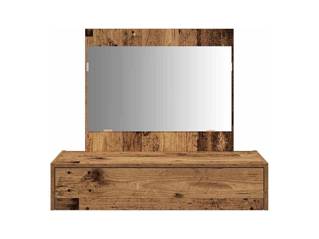 Bruine kaptafel 83 x 40 x 70 cm bewerkt hout