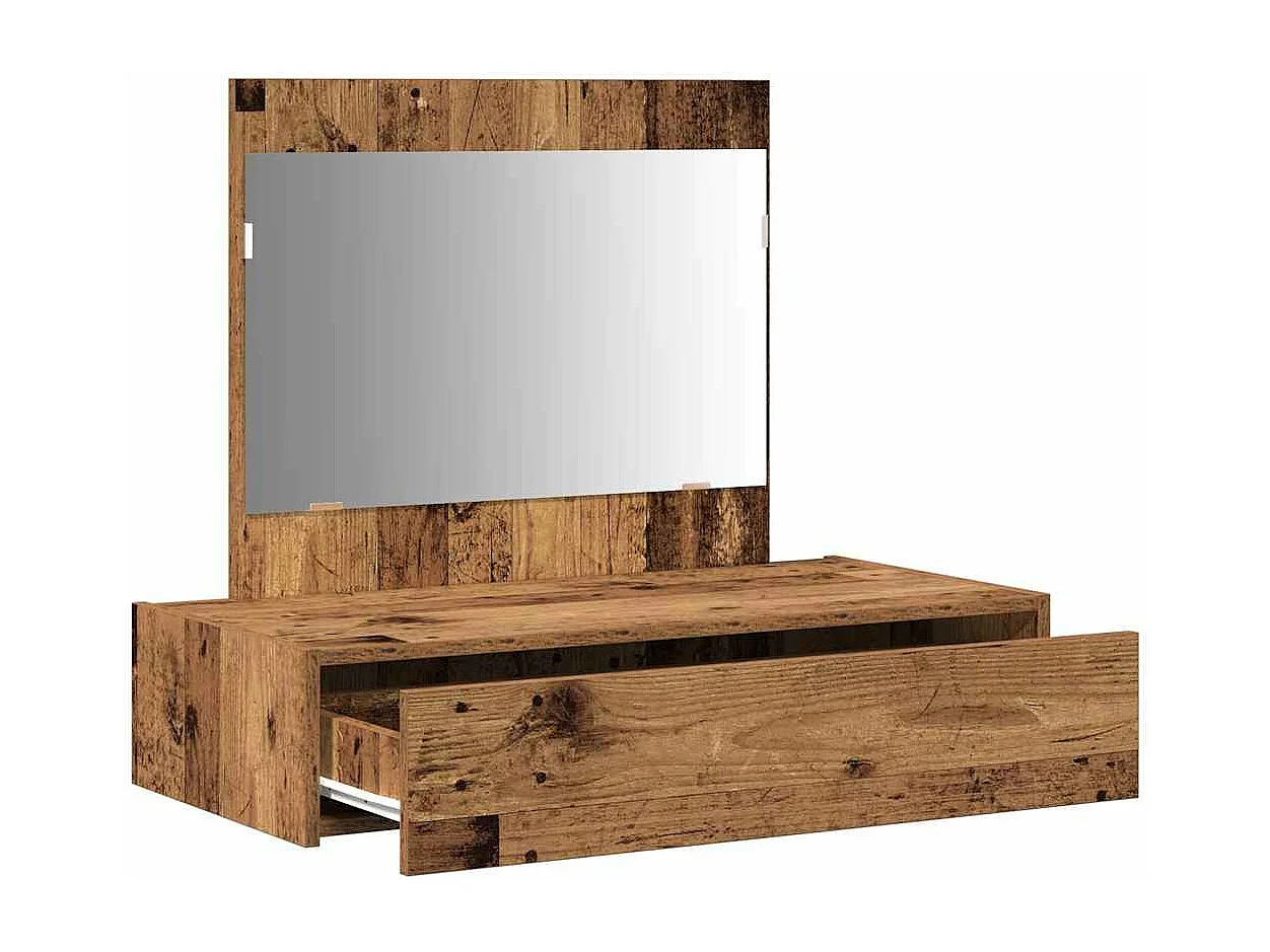 Table de Toilette Marron 83 x 40 x 70 cm Bois d'ingénierie