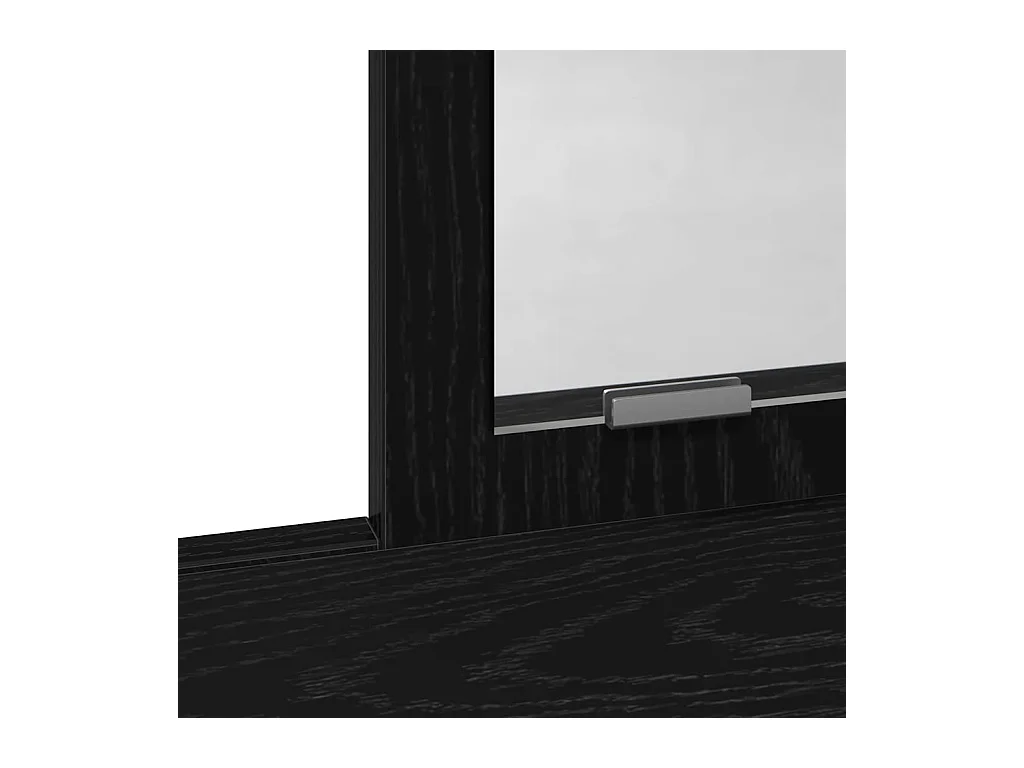 Coiffeuse Chêne noir 79 x 41 x 140 cm Bois d'ingénierie