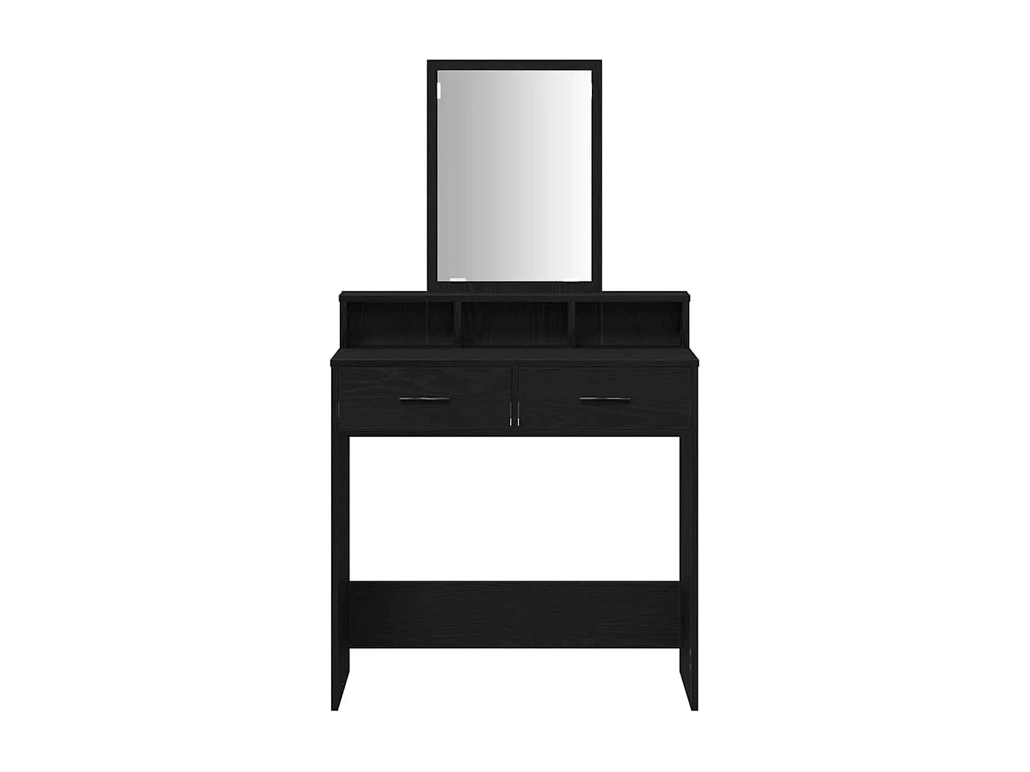 Coiffeuse Chêne noir 79 x 41 x 140 cm Bois d'ingénierie