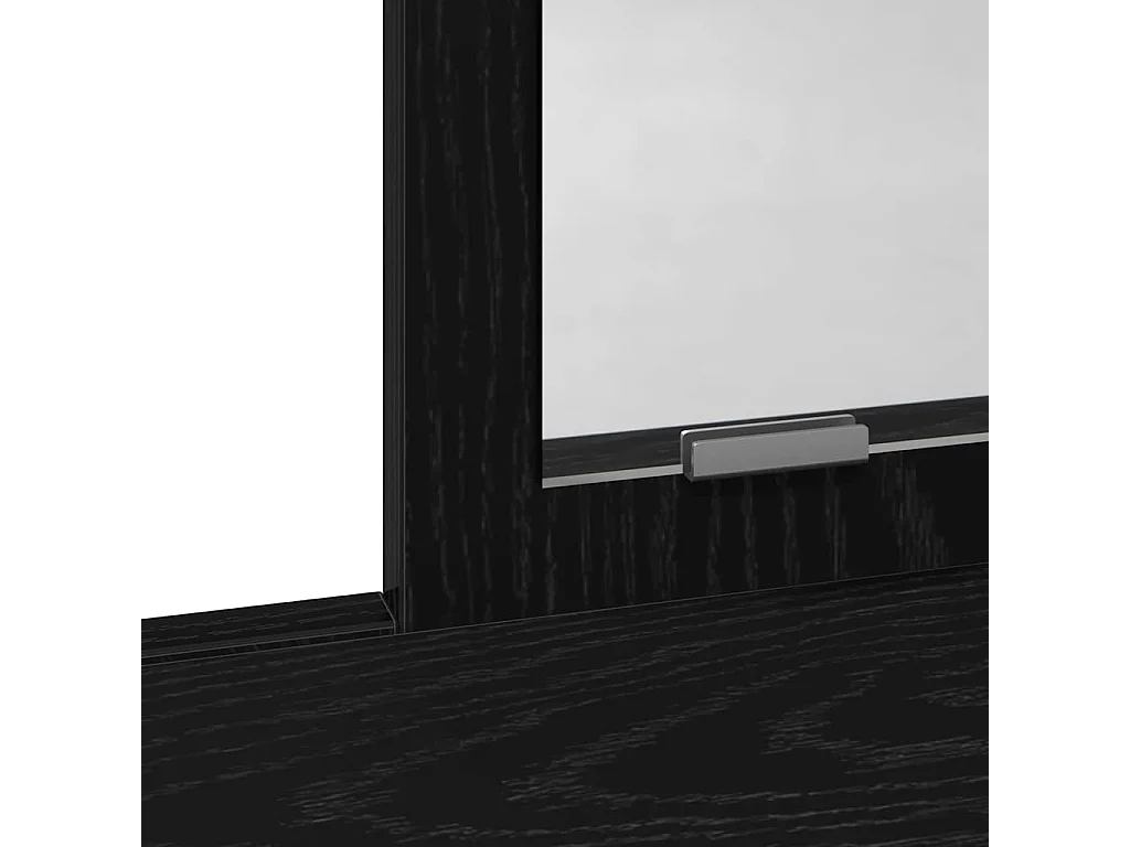 Coiffeuse Chêne noir 79 x 41 x 140 cm Bois d'ingénierie