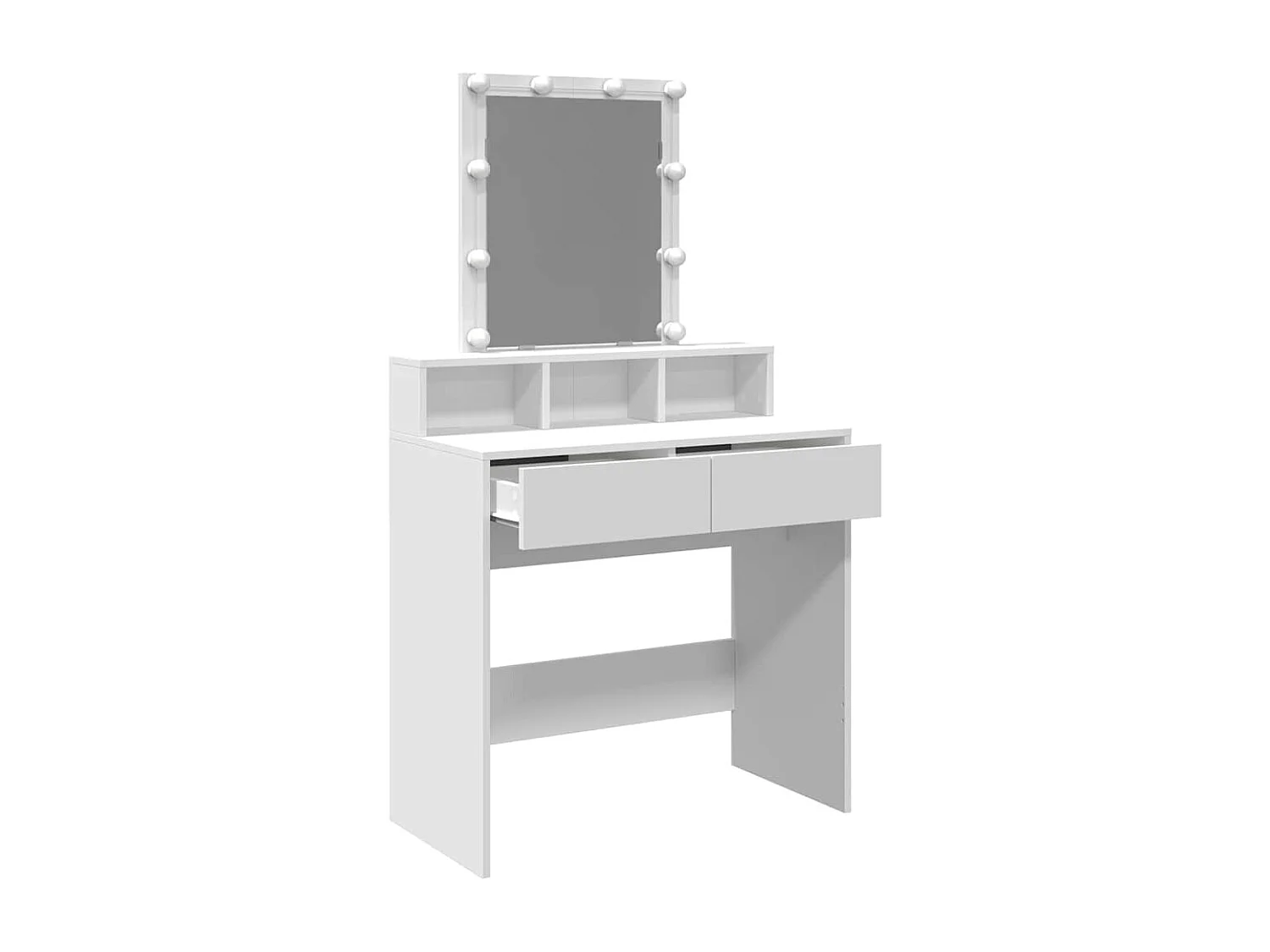 Tocador con LED blanco 80x41x144,5 cm