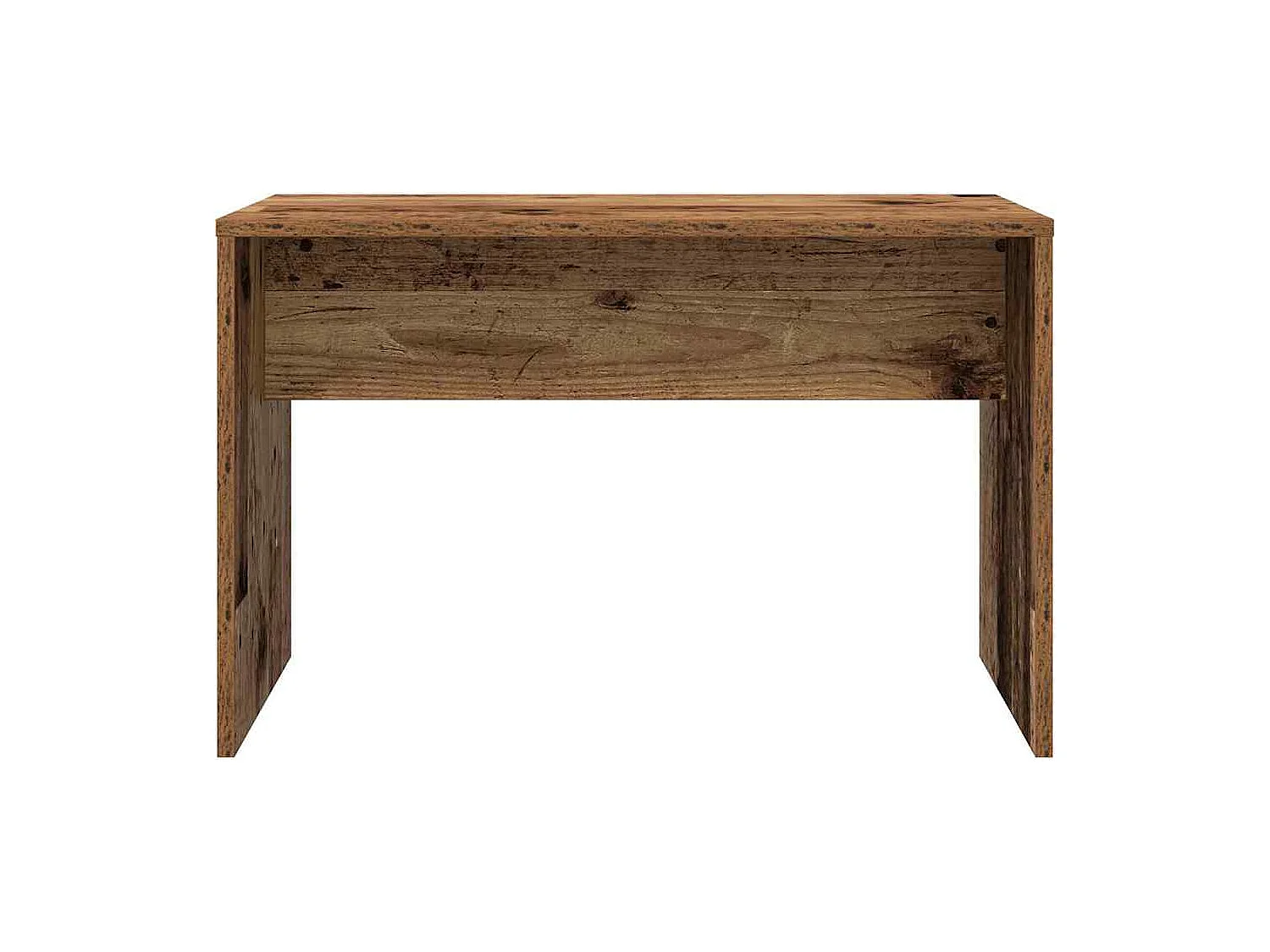 Ensemble de coiffeuse avec LED vieux bois bois d'ingénierie