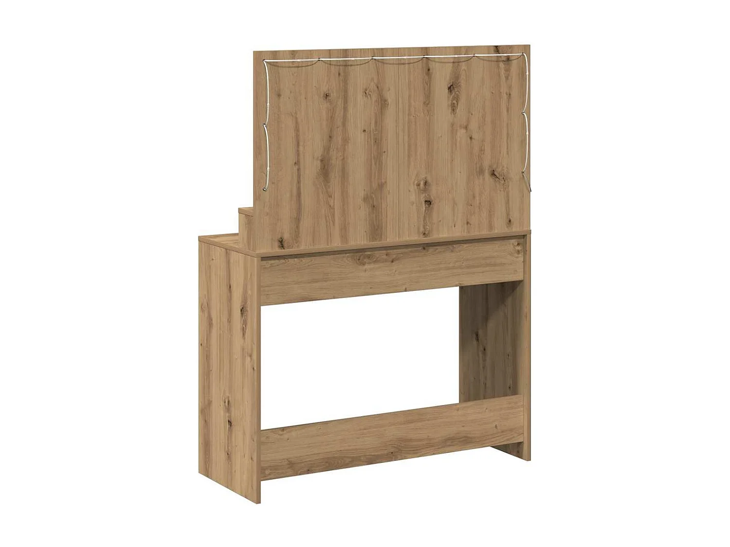 Coiffeuse chêne artisanal 100 x 41 x 135 cm Bois d'ingénierie