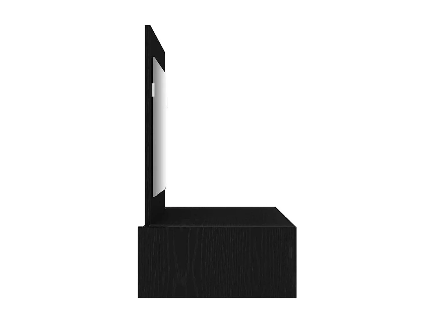 Table de Toilette Noir 100 x 40 x 70 cm Bois d'ingénierie