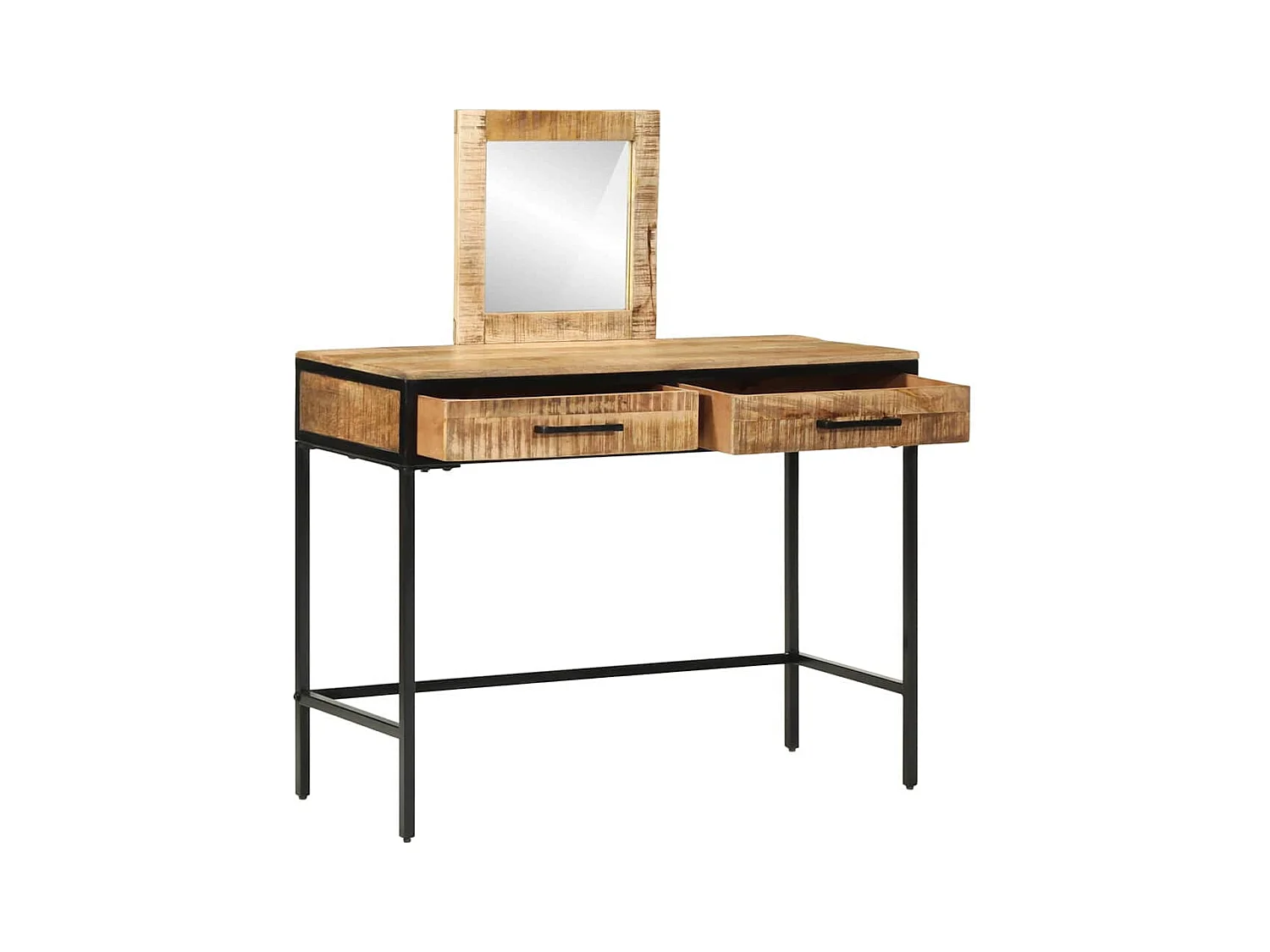 Table de Toilette avec tiroir Marron 100 x 40 x 120 cm