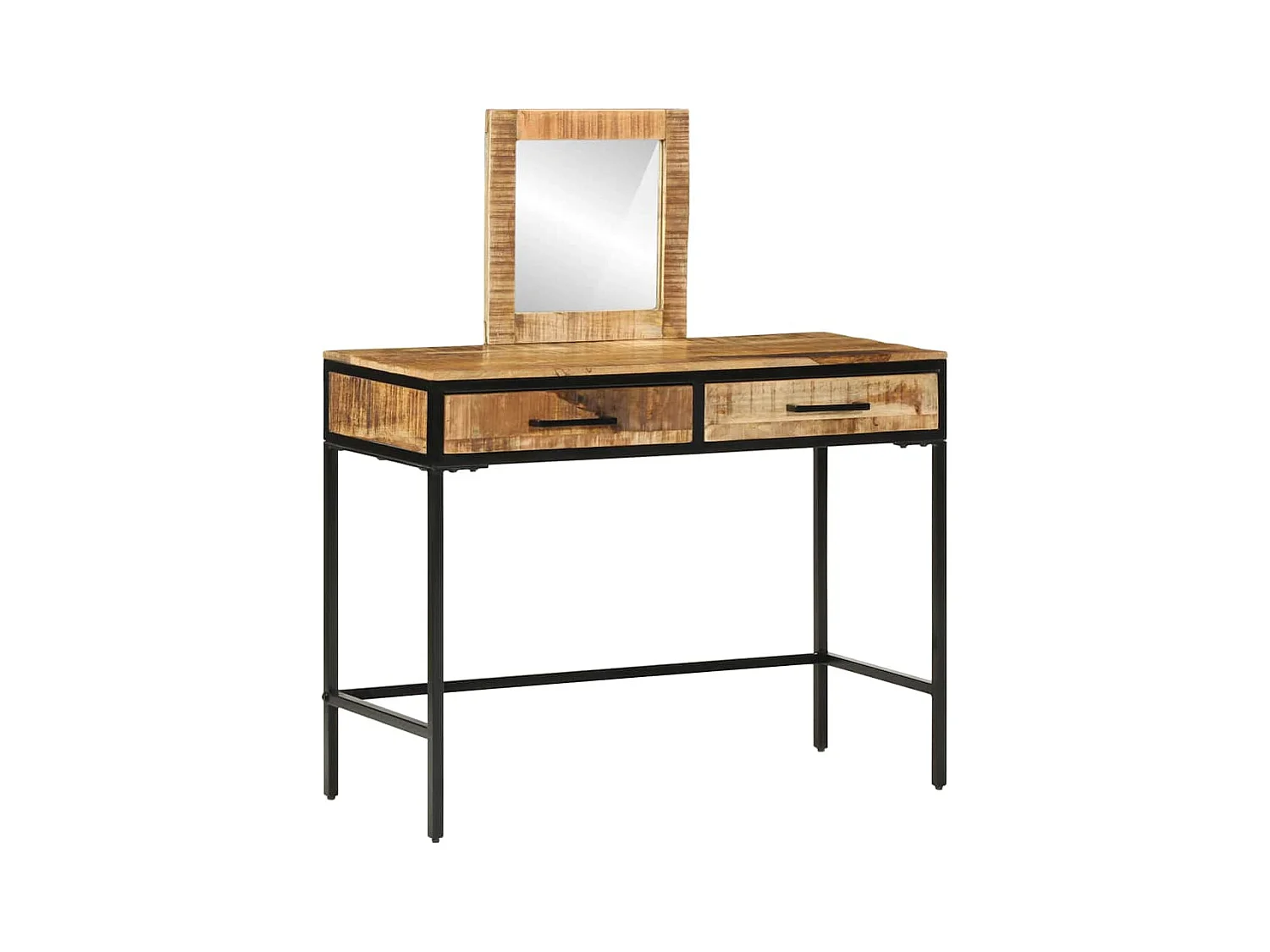 Table de Toilette avec tiroir Marron 100 x 40 x 120 cm