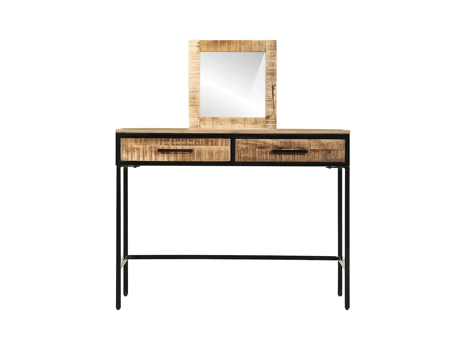 Table de Toilette avec tiroir Marron 100 x 40 x 120 cm