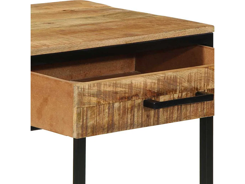 Table de Toilette avec tiroir Marron 100 x 40 x 120 cm