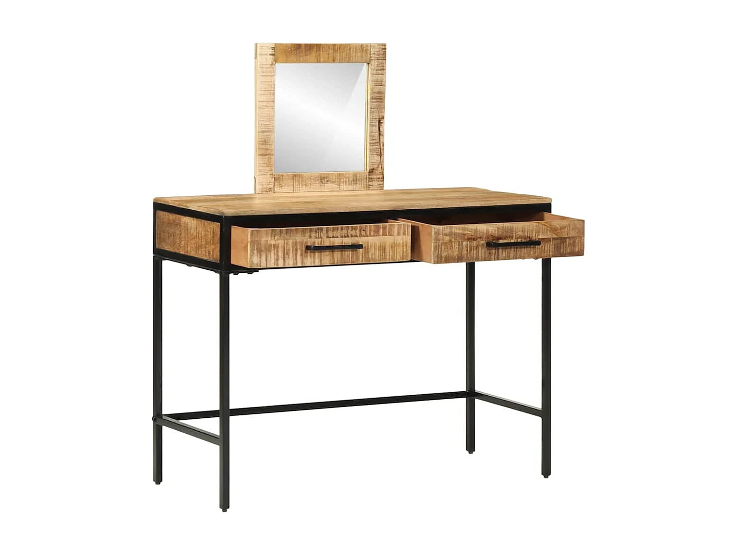 Table de Toilette avec tiroir Marron 100 x 40 x 120 cm