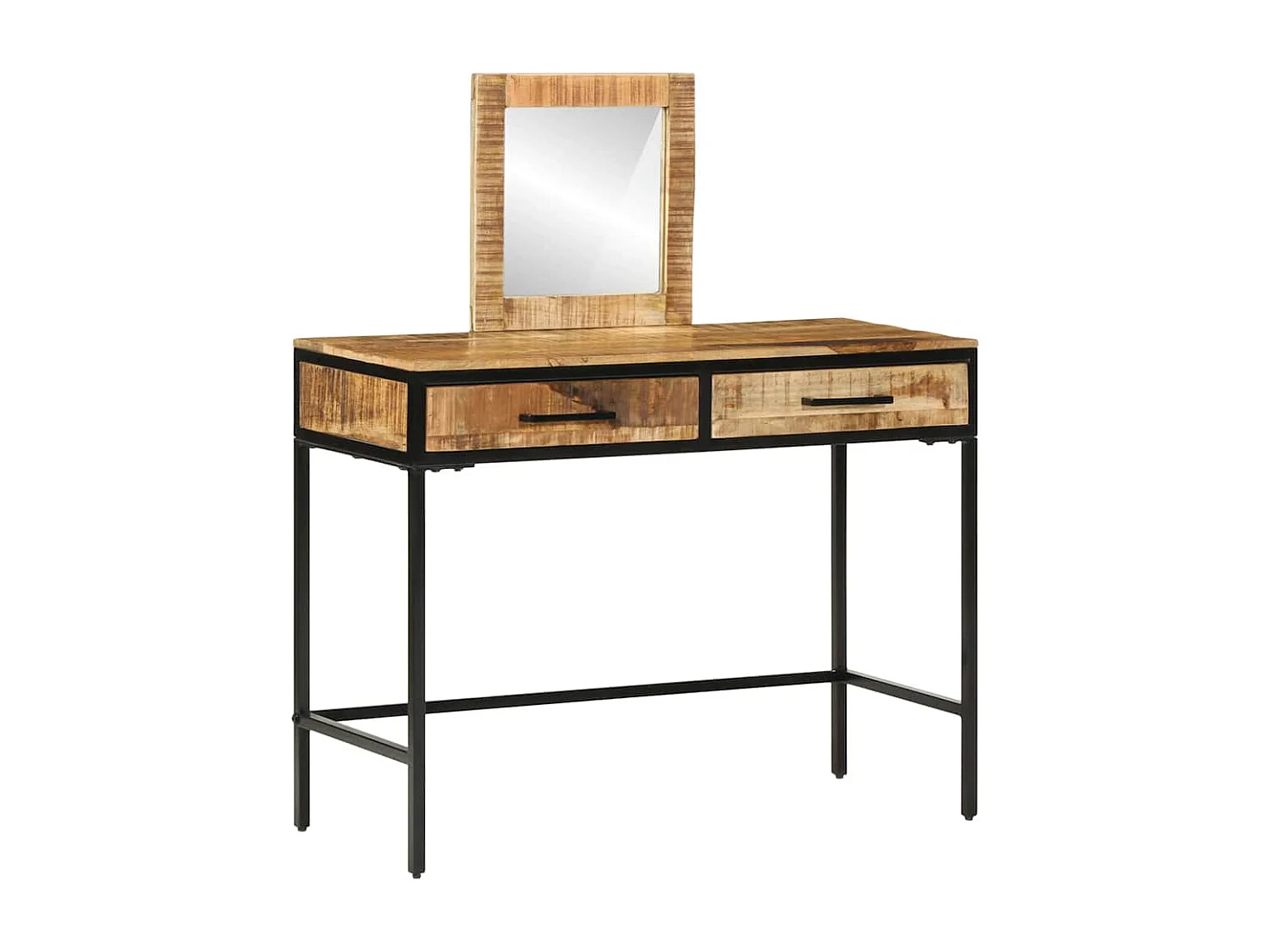 Table de Toilette avec tiroir Marron 100 x 40 x 120 cm