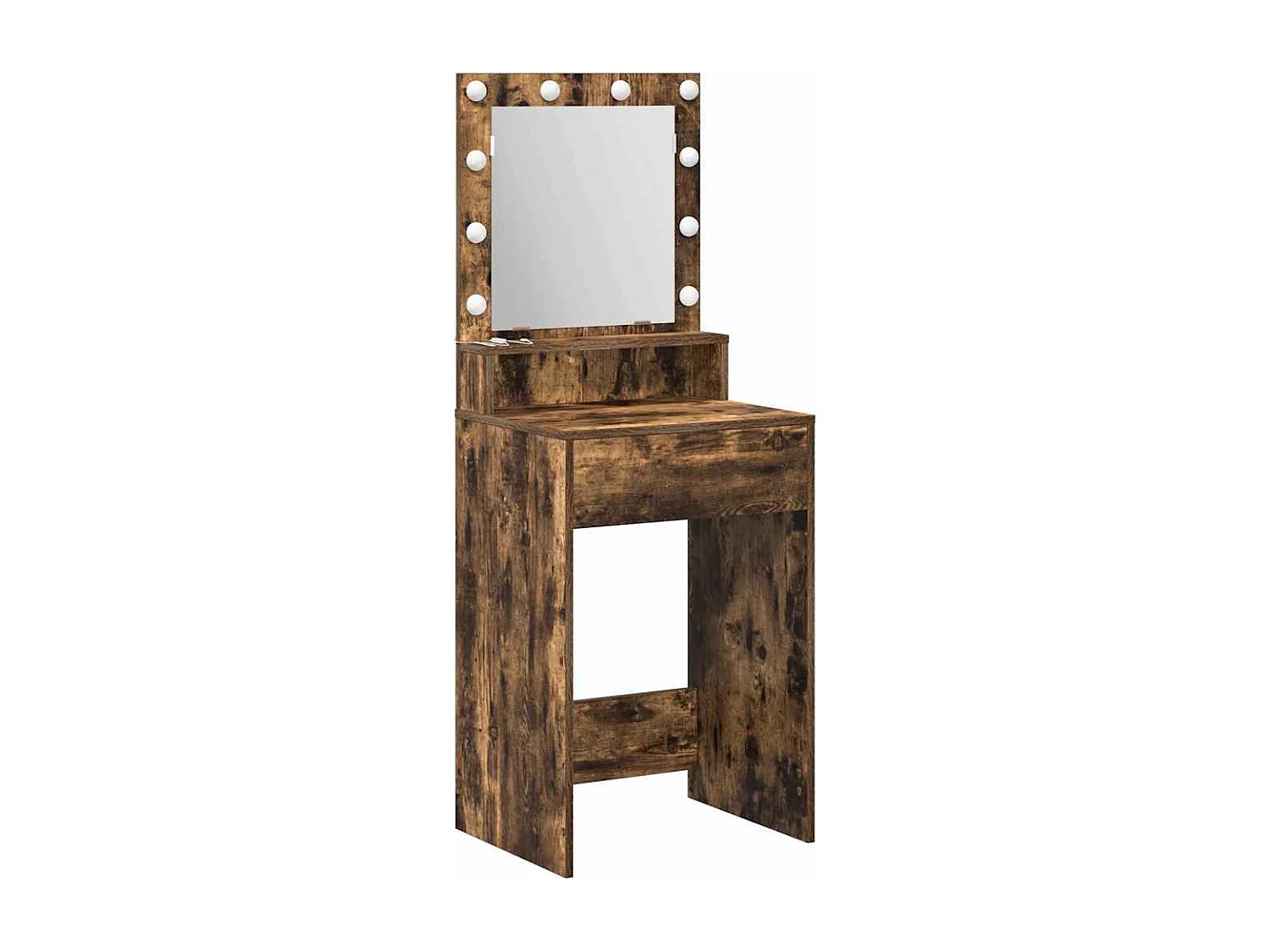 Coiffeuse Chêne fumé 50 x 41 x 135 cm Bois d'ingénierie