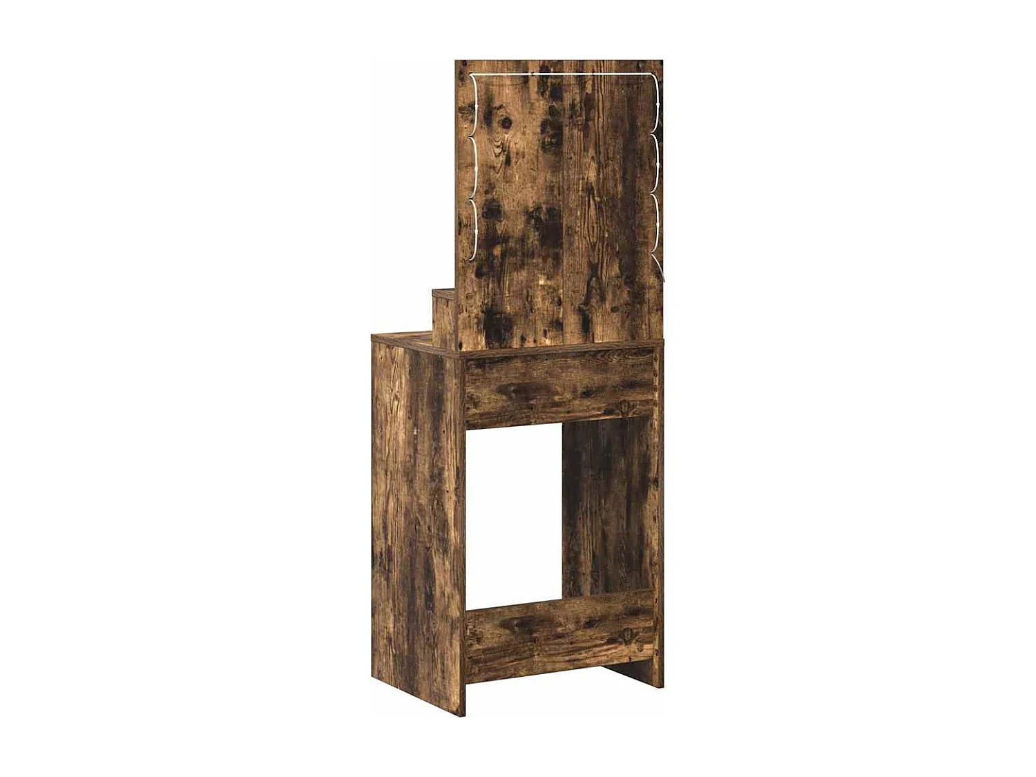 Coiffeuse Chêne fumé 50 x 41 x 135 cm Bois d'ingénierie