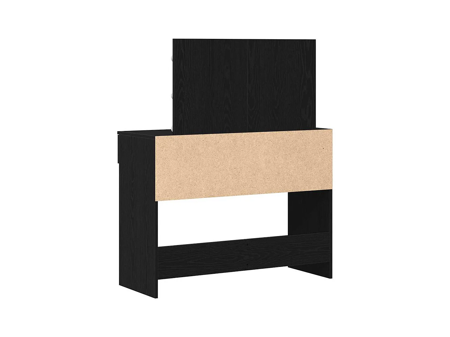 Coiffeuse Chêne noir 100 x 40 x 120 cm Bois d'ingénierie