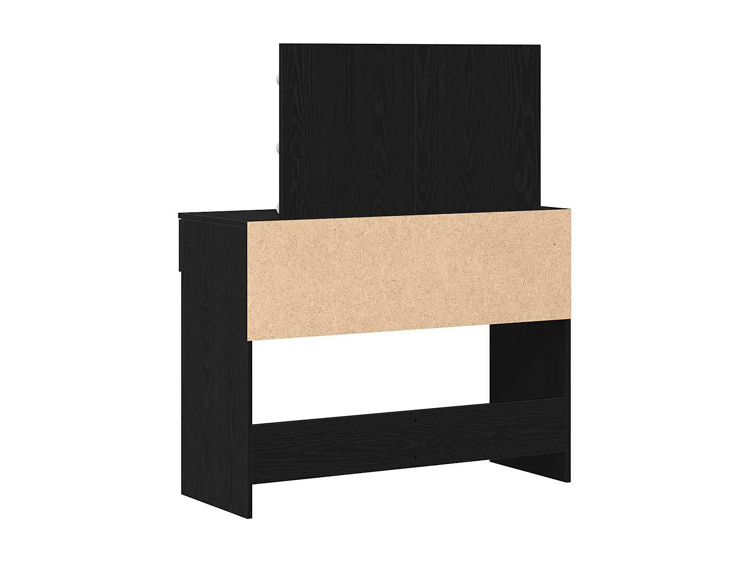 Coiffeuse Chêne noir 100 x 40 x 120 cm Bois d'ingénierie