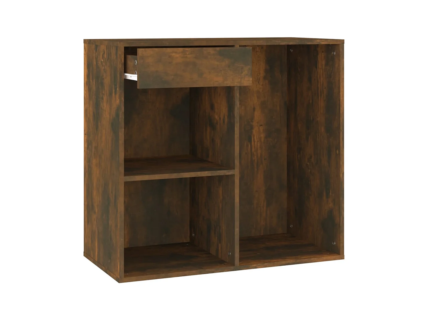 Tocador LED con mueble de madera de ingeniería de roble ahumado