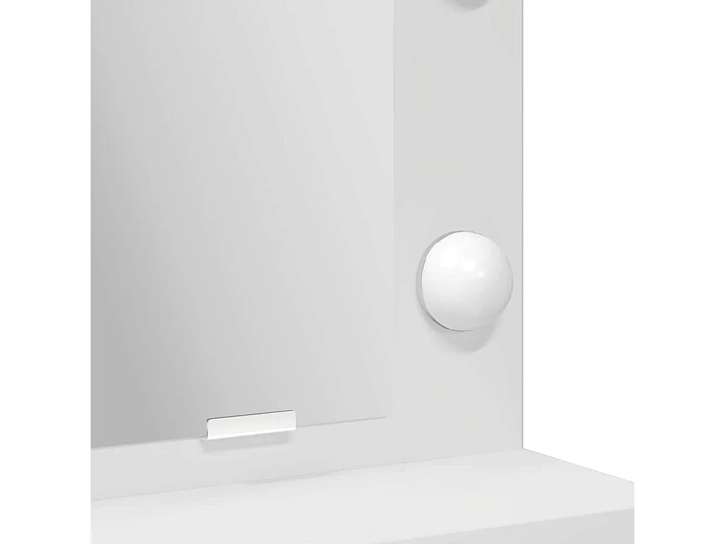 Coiffeuse avec tiroir Blanc 79 x 41 x 135 cm Bois d'ingénierie