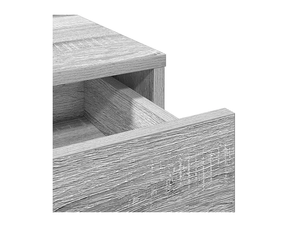 Toeletta Sonoma Grey 79 x 41 x 140 cm in legno ingegnerizzato