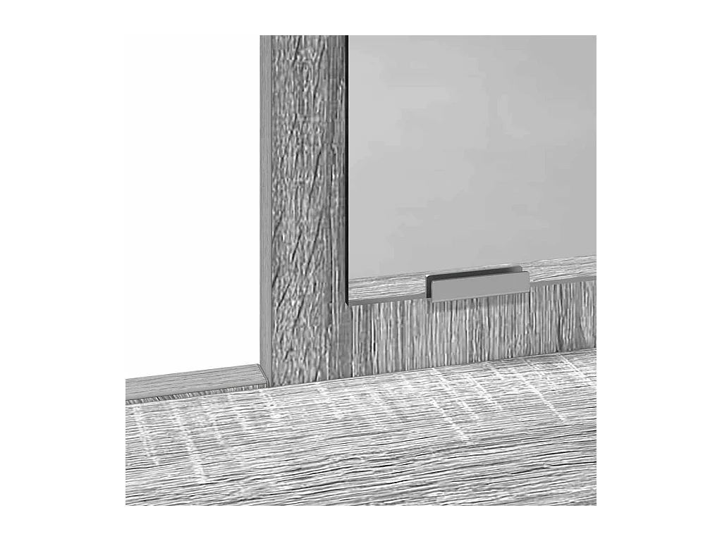 Toeletta Sonoma Grey 79 x 41 x 140 cm in legno ingegnerizzato