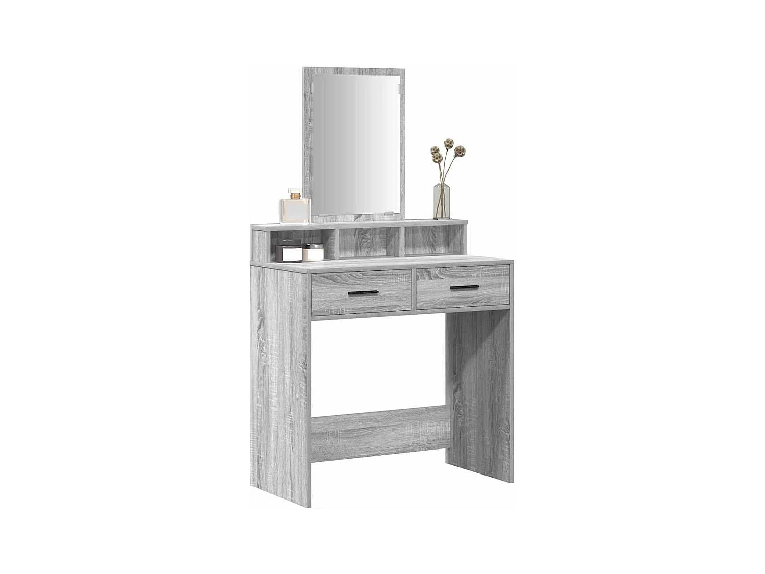 Coiffeuse Gris Sonoma 79 x 41 x 140 cm Bois d'ingénierie