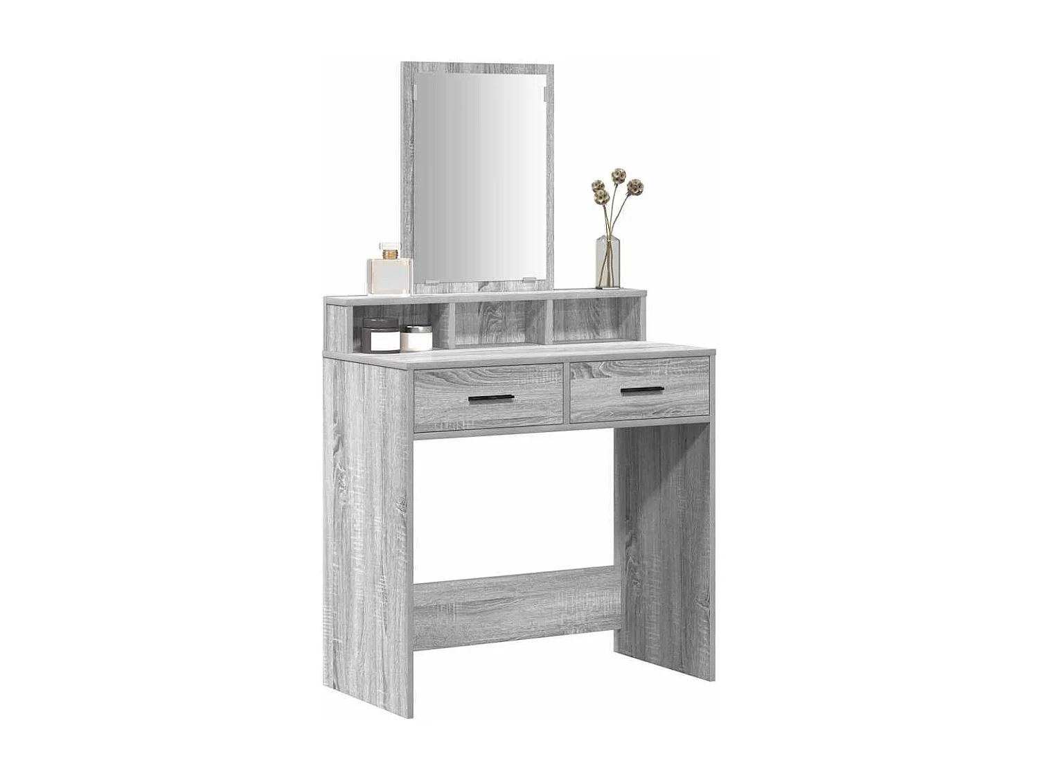 Coiffeuse Gris Sonoma 79 x 41 x 140 cm Bois d'ingénierie