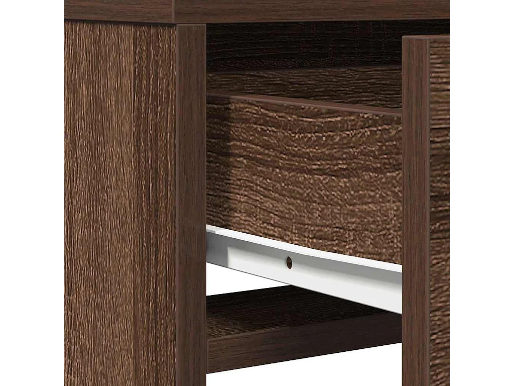 Coiffeuse Chêne marron 50 x 41 x 135 cm Bois d'ingénierie