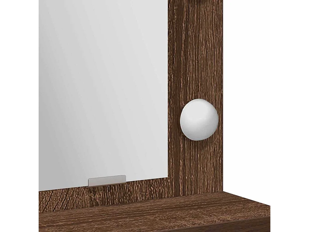 Coiffeuse Chêne marron 50 x 41 x 135 cm Bois d'ingénierie